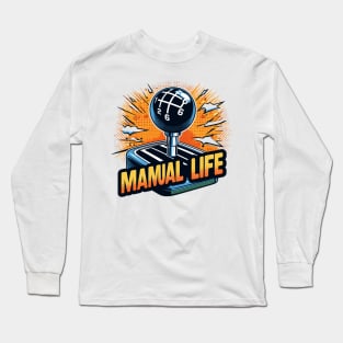 Manual Gear Lever Long Sleeve T-Shirt